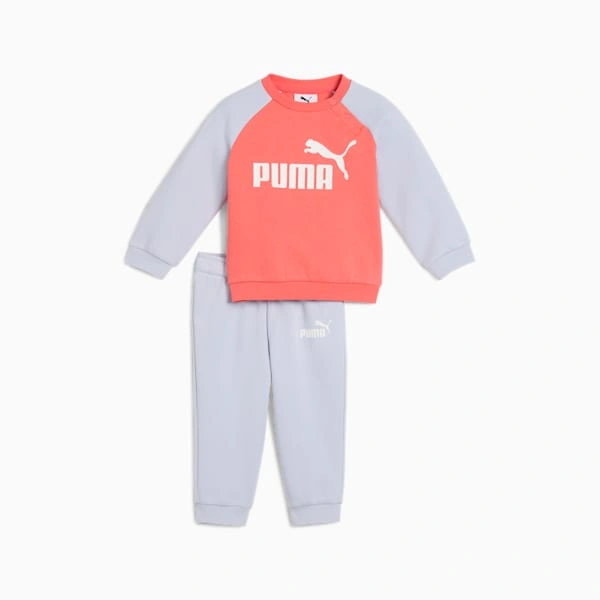 Komplet dla malucha Puma Raglan i spodnie stylowy zestaw dla dzieci
